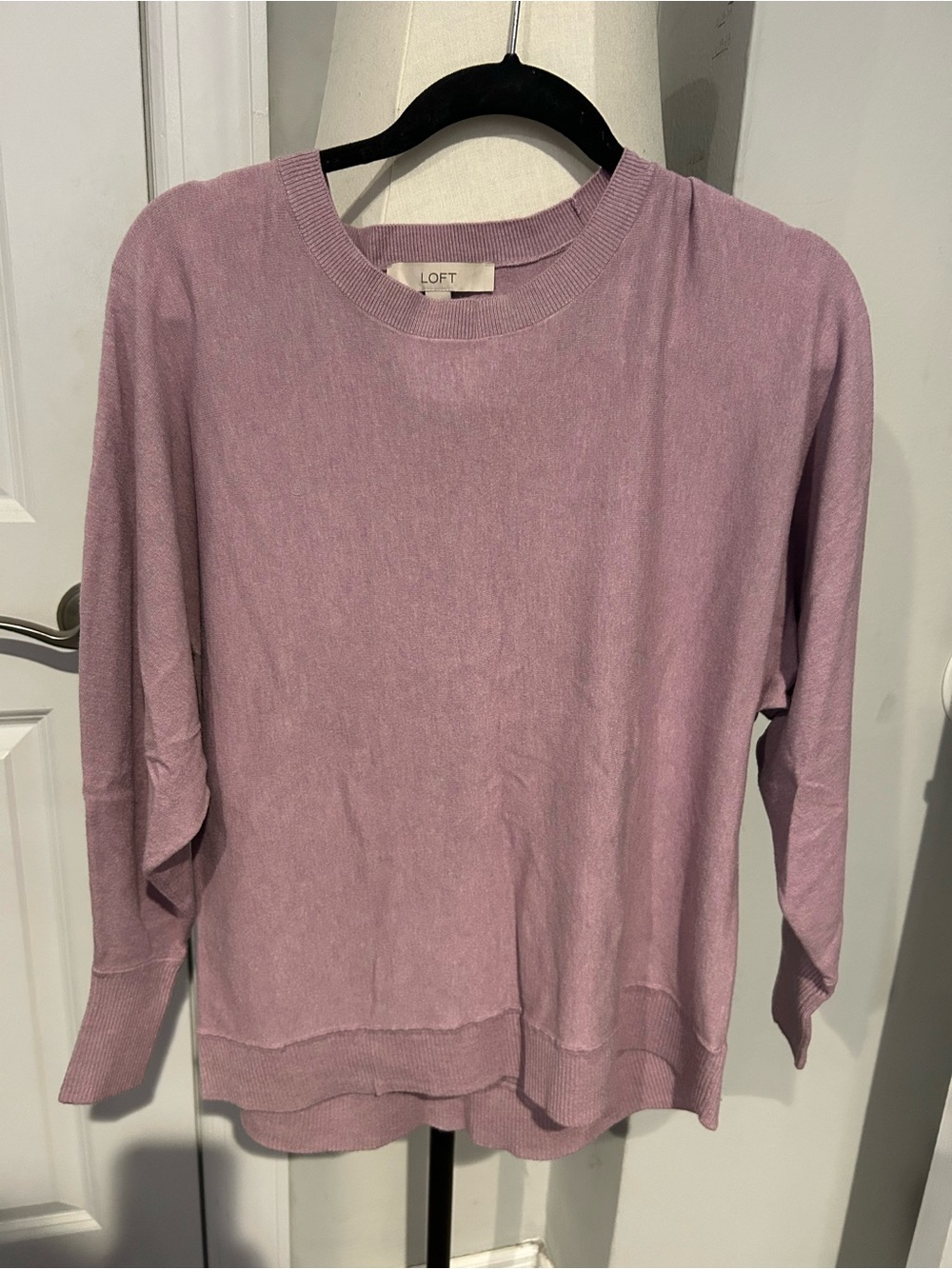 LOFT Lilac Crewneck Sweater